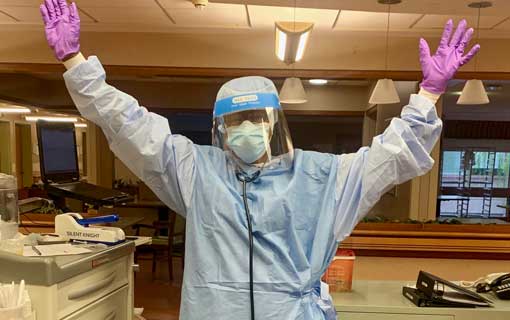 donated covid 19 masks at Cabrini Nursing home never had ppe before donated covid 19 masks at Cabrini Nursing home never had ppe before
